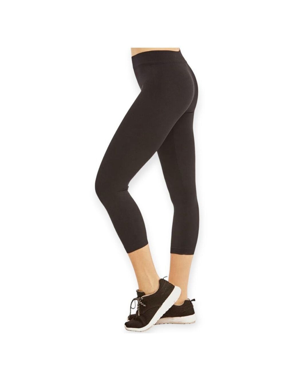Sofra Leggings Black Gray Navy Free Size Set of 3 - Picture 2 of 8